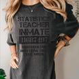 Halloween Statistics Teacher Prisoner Costume Women's Comfort Colors T-Shirt Pepper Halloween Statistics Teacher Prisoner Costume Women's Comfort Colors T-Shirt Pepper