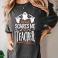Halloween Teacher Nothing Scares Me Women Men Teachers Women's Comfort Colors T-Shirt Pepper Halloween Teacher Nothing Scares Me Women Men Teachers Women's Comfort Colors T-Shirt Pepper