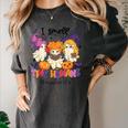 Halloween Teacher Smell a Tiny Human Ghost Spooky Season Women's Comfort Colors T-Shirt Pepper Halloween Teacher Smell a Tiny Human Ghost Spooky Season Women's Comfort Colors T-Shirt Pepper