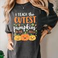 Halloween Teacher I Teach The Cutest Pumpkins In The Patch Women's Comfort Colors T-Shirt Pepper Halloween Teacher I Teach The Cutest Pumpkins In The Patch Women's Comfort Colors T-Shirt Pepper