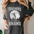 Halloween Teacher Tshirts Zombie Teachers Love Brains Women's Comfort Colors T-Shirt Pepper Halloween Teacher Tshirts Zombie Teachers Love Brains Women's Comfort Colors T-Shirt Pepper