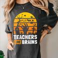 Halloween Teachers Science Math Teachers Love Brains Women's Comfort Colors T-Shirt Pepper Halloween Teachers Science Math Teachers Love Brains Women's Comfort Colors T-Shirt Pepper