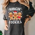 Hanging With My Cookies Gingerbread Christmas Teacher Xmas Women's Comfort Colors T-Shirt Pepper Hanging With My Cookies Gingerbread Christmas Teacher Xmas Women's Comfort Colors T-Shirt Pepper