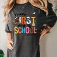 Happy First Day Of School PE Teacher Life Back To School Women's Comfort Colors T-Shirt Pepper
