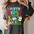 Happy First Day Of School Teacher Back To School Student Women's Comfort Colors T-Shirt Pepper Happy First Day Of School Teacher Back To School Student Women's Comfort Colors T-Shirt Pepper