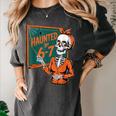 Haunted By 6-7 Six Seven 67 Math Teacher Halloween Skeleton Women's Comfort Colors T-Shirt Pepper Haunted By 6-7 Six Seven 67 Math Teacher Halloween Skeleton Women's Comfort Colors T-Shirt Pepper