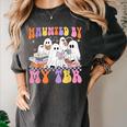Haunted By My TBR Cute Ghosts Book Reading Teacher Halloween Women's Comfort Colors T-Shirt Pepper Haunted By My TBR Cute Ghosts Book Reading Teacher Halloween Women's Comfort Colors T-Shirt Pepper