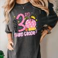 Hello 3rd Third Grade Back To School Pink Leopard Teacher Women's Comfort Colors T-Shirt Pepper Hello 3rd Third Grade Back To School Pink Leopard Teacher Women's Comfort Colors T-Shirt Pepper