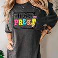 Hello Pre-K Team Preschool Teacher Kids Back To School Women's Comfort Colors T-Shirt Pepper Hello Pre-K Team Preschool Teacher Kids Back To School Women's Comfort Colors T-Shirt Pepper