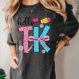 Hello TK Transitional Kindergarten Back To School Teacher Women's Comfort Colors T-Shirt Pepper Hello TK Transitional Kindergarten Back To School Teacher Women's Comfort Colors T-Shirt Pepper