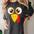 Hilarious Turkey Halloween Thanksgiving Teacher Nurse Women's Comfort Colors T-Shirt Pepper Hilarious Turkey Halloween Thanksgiving Teacher Nurse Women's Comfort Colors T-Shirt Pepper