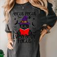 Hocus Pocus Everybody Focus Halloween Teacher For Men Women Women's Comfort Colors T-Shirt Pepper Hocus Pocus Everybody Focus Halloween Teacher For Men Women Women's Comfort Colors T-Shirt Pepper