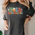 Hola Estudiantes Spanish Teacher Women's Comfort Colors T-Shirt Pepper