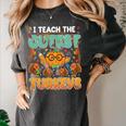 Humor I Teach The Cutest Turkeys Thanksgiving Teacher Women's Comfort Colors T-Shirt Pepper Humor I Teach The Cutest Turkeys Thanksgiving Teacher Women's Comfort Colors T-Shirt Pepper
