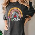 IA Crew Instructional Assistant Rainbow Teachers Aide Women's Comfort Colors T-Shirt Pepper IA Crew Instructional Assistant Rainbow Teachers Aide Women's Comfort Colors T-Shirt Pepper