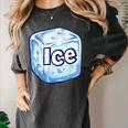 Ice Halloween Pun Costume Easy Lazy Team Group Teacher Women's Comfort Colors T-Shirt Pepper