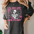 I'Ll Just Wait Until It's Quiet Spooky Teacher Halloween Women's Comfort Colors T-Shirt Pepper I'Ll Just Wait Until It's Quiet Spooky Teacher Halloween Women's Comfort Colors T-Shirt Pepper