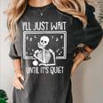 Ill Just Wait Until Its Quiet Teacher Lazy Halloween Costume Women's Comfort Colors T-Shirt Pepper Ill Just Wait Until Its Quiet Teacher Lazy Halloween Costume Women's Comfort Colors T-Shirt Pepper