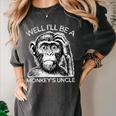 Well I'Ll Be a Monkey's Uncle Teacher And Student Women's Comfort Colors T-Shirt Pepper