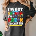 I'm Not Short I'm Pre-K Teacher Size Back To School Teacher Women's Comfort Colors T-Shirt Pepper I'm Not Short I'm Pre-K Teacher Size Back To School Teacher Women's Comfort Colors T-Shirt Pepper