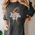 I'm The Science Teacher Elf Family Matching Group Christmas Women's Comfort Colors T-Shirt Pepper