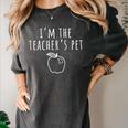 I'm The Teacher's Pet Men Women Kids Women's Comfort Colors T-Shirt Pepper