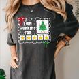 I'm Working For Christmas Break 5 Stars Christmas Teacher Women's Comfort Colors T-Shirt Pepper