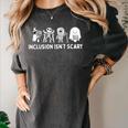 Inclusion Isn't Scary Halloween SLP Sped Teacher Unity Day Women's Comfort Colors T-Shirt Pepper