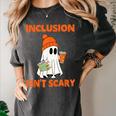 Inclusion Isn't Scary Shirt Halloween SLP Sped Teacher Women's Comfort Colors T-Shirt Pepper