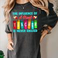 THE INFLUENCE OF A GREAT TEACHER IS NEVER ERASED Teaching For Men Women Girls Kids Women's Comfort Colors T-Shirt Pepper THE INFLUENCE OF A GREAT TEACHER IS NEVER ERASED Teaching For Men Women Girls Kids Women's Comfort Colors T-Shirt Pepper