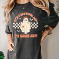It's A Bootiful Day To Make Art Halloween Art Teacher Women's Comfort Colors T-Shirt Pepper
