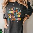 Its A Good Day To Teach Tiny Musicians Music Teacher Flower Women's Comfort Colors T-Shirt Pepper