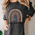 Its A Good Day To Teach Tiny Musicians Music Teacher Rainbow Women's Comfort Colors T-Shirt Pepper