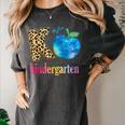 K Is For Kindergarten Teacher Tie Dye Back To School Kinder For Men Women Girls Kids Women's Comfort Colors T-Shirt Pepper