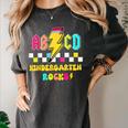 Kindergarten ABCD Rocks Teacher Student Back To School Women's Comfort Colors T-Shirt Pepper