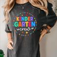 Kindergarten Crew Back To School Kindergarten Teacher Kids Women's Comfort Colors T-Shirt Pepper