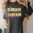 Kindergarten Pencil First Day Of School Teacher Toddler Kids Women's Comfort Colors T-Shirt Pepper Kindergarten Pencil First Day Of School Teacher Toddler Kids Women's Comfort Colors T-Shirt Pepper