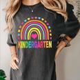 Kindergarten Rainbow Girls Boys Teacher Team Kinder Squad Women's Comfort Colors T-Shirt Pepper Kindergarten Rainbow Girls Boys Teacher Team Kinder Squad Women's Comfort Colors T-Shirt Pepper