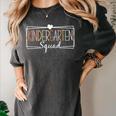 Kindergarten Squad Teachers Kids Kindergarten Back To School Women's Comfort Colors T-Shirt Pepper Kindergarten Squad Teachers Kids Kindergarten Back To School Women's Comfort Colors T-Shirt Pepper