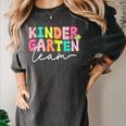 Kindergarten Team Teacher Back To School Kindergarten Squad Women's Comfort Colors T-Shirt Pepper