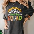 Kindergarten Zoo Field Trip Squad Matching Teacher Students Women's Comfort Colors T-Shirt Pepper Kindergarten Zoo Field Trip Squad Matching Teacher Students Women's Comfort Colors T-Shirt Pepper