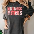 Kindness Matters Anti Bullying Shirts Teacher Child Women's Comfort Colors T-Shirt Pepper