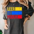 Leer Es Poder Colombian Spanish Teacher Maestra Colombia Women's Comfort Colors T-Shirt Pepper Leer Es Poder Colombian Spanish Teacher Maestra Colombia Women's Comfort Colors T-Shirt Pepper