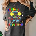 Level Up Your Education Gaming Inspired Teacher Gamers For Men Women Kids Women's Comfort Colors T-Shirt Pepper