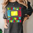 Level Up Your Education Gaming Inspired Teacher Gamers Women's Comfort Colors T-Shirt Pepper Level Up Your Education Gaming Inspired Teacher Gamers Women's Comfort Colors T-Shirt Pepper
