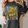 Can I Lick It Periodic Table Science Teacher Men Women Women's Comfort Colors T-Shirt Pepper