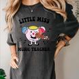 Little Miss Music Teacher Music Teacher Team Women's Comfort Colors T-Shirt Pepper