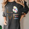 Love Art For Artist Art Teacher Women's Comfort Colors T-Shirt Pepper Love Art For Artist Art Teacher Women's Comfort Colors T-Shirt Pepper