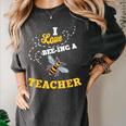 I Love Bee-Ing A Teacher Honey Bee Job Profession Women's Comfort Colors T-Shirt Pepper I Love Bee-Ing A Teacher Honey Bee Job Profession Women's Comfort Colors T-Shirt Pepper