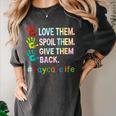 Love Daycare Provider Childcare Teacher Tie Dye Women's Comfort Colors T-Shirt Pepper Love Daycare Provider Childcare Teacher Tie Dye Women's Comfort Colors T-Shirt Pepper